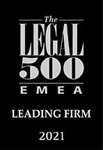 2021 EMEA The Legal 500 Dispute Resolution