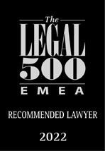 2022 EMEA The Legal 500 Recommended Lawyer