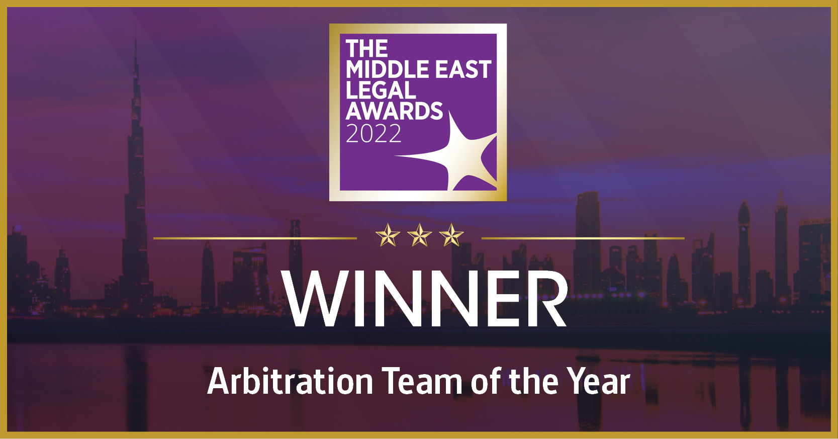 2022 Arbitration Team of the Year 