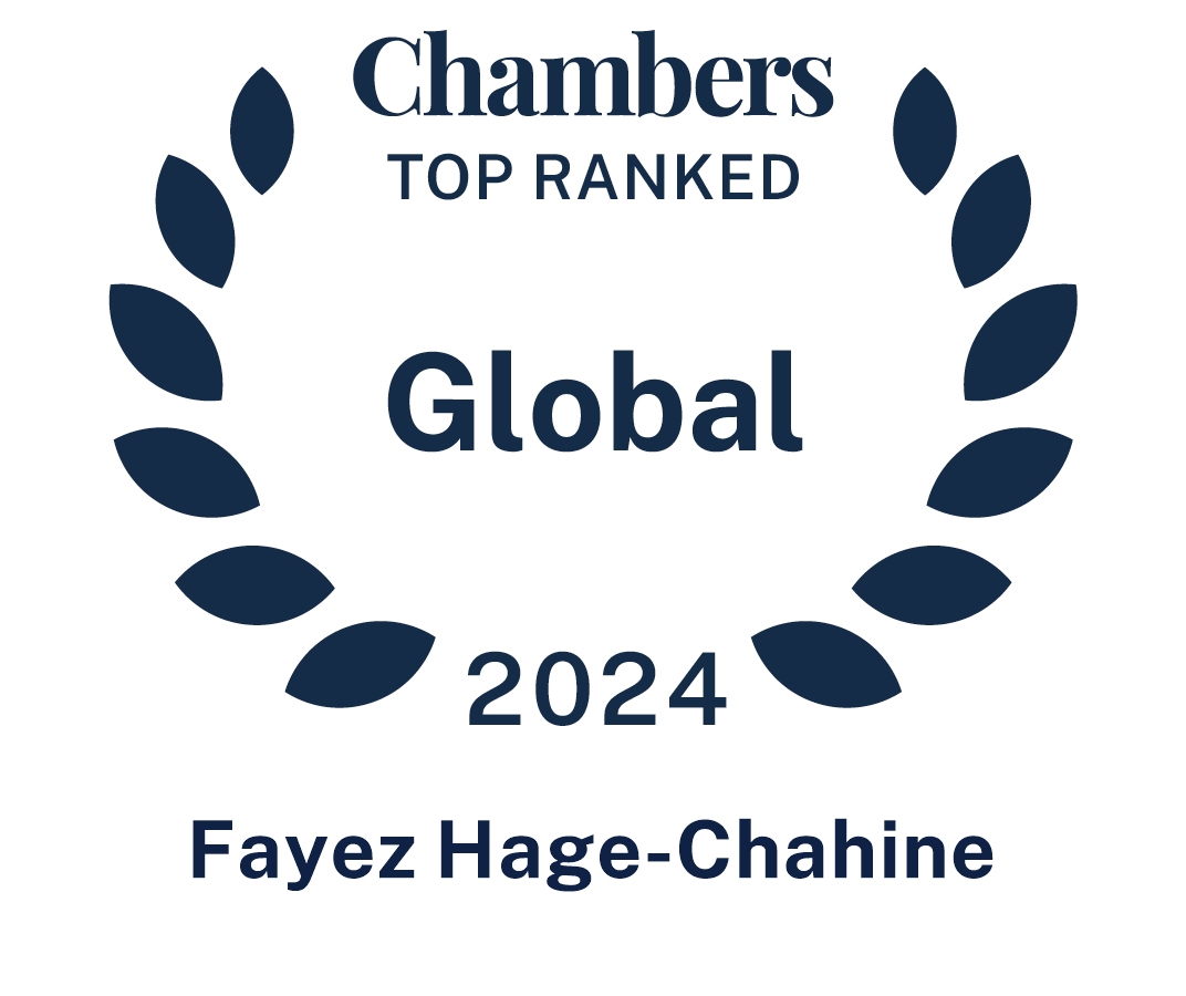 Chambers and Partners 2024 Fayez Hage-Chahine 